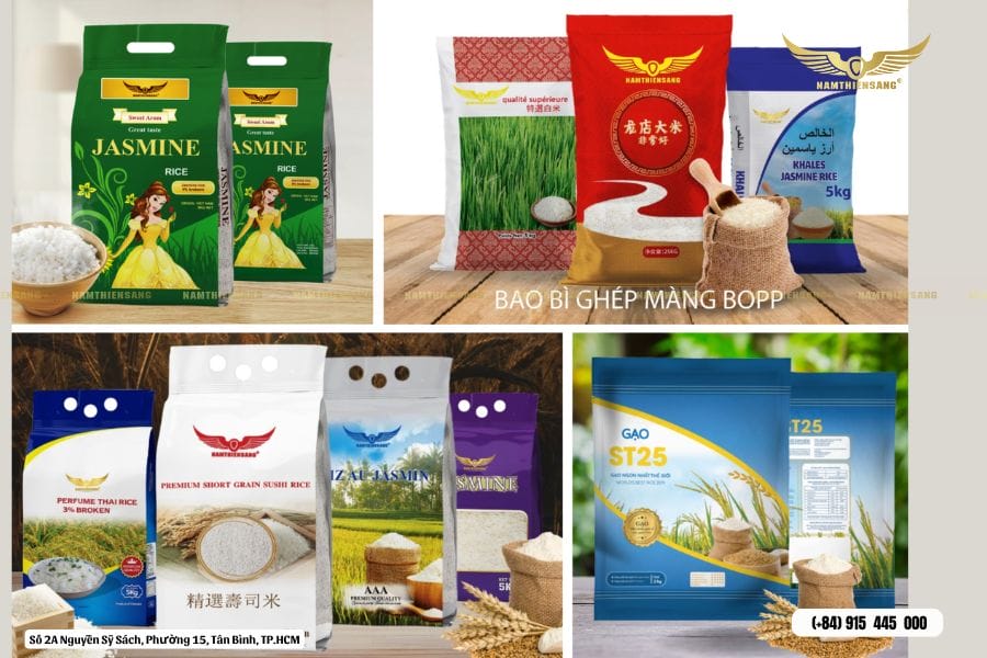 Ưu điểm của bao đựng gạo 25kg